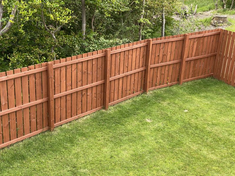 Treated Fence Installation